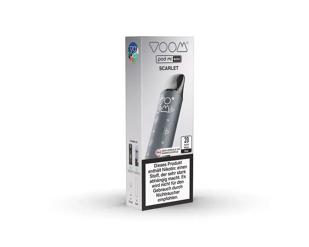 VOOM Pod Mi Scarlet 20mg 