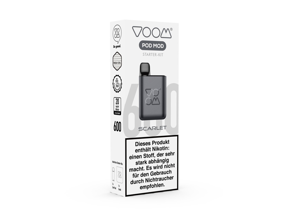 VOOM Pod Mod Scarlet 20mg