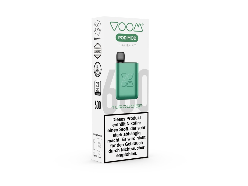 VOOM Pod Mod Turquoise 20mg