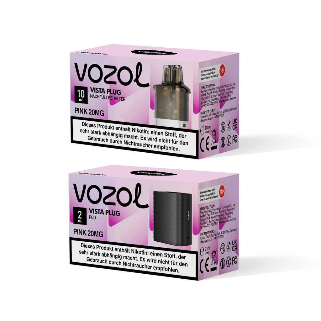 VOZOL Vista Pod-Set Pink 20mg