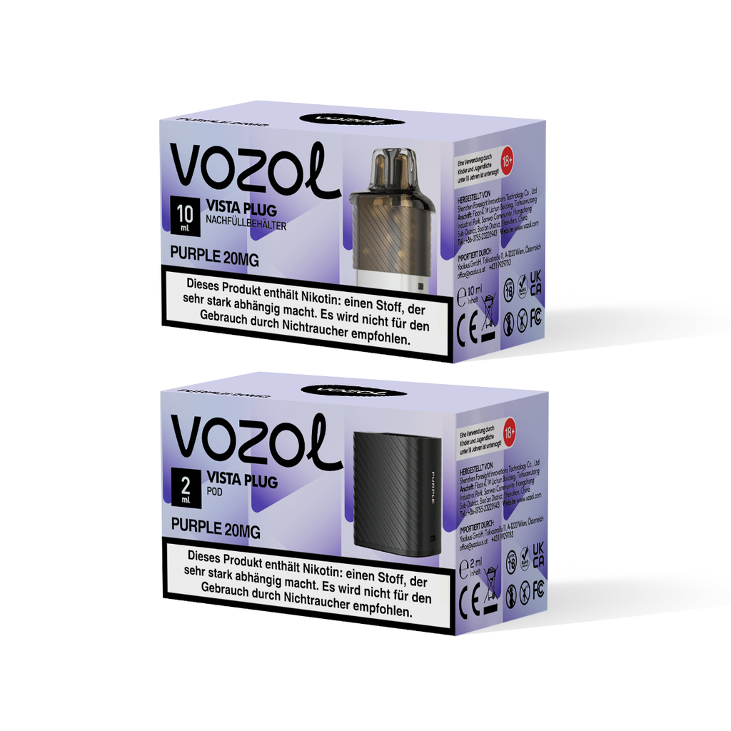 VOZOL Vista Pod-Set Purple 20mg
