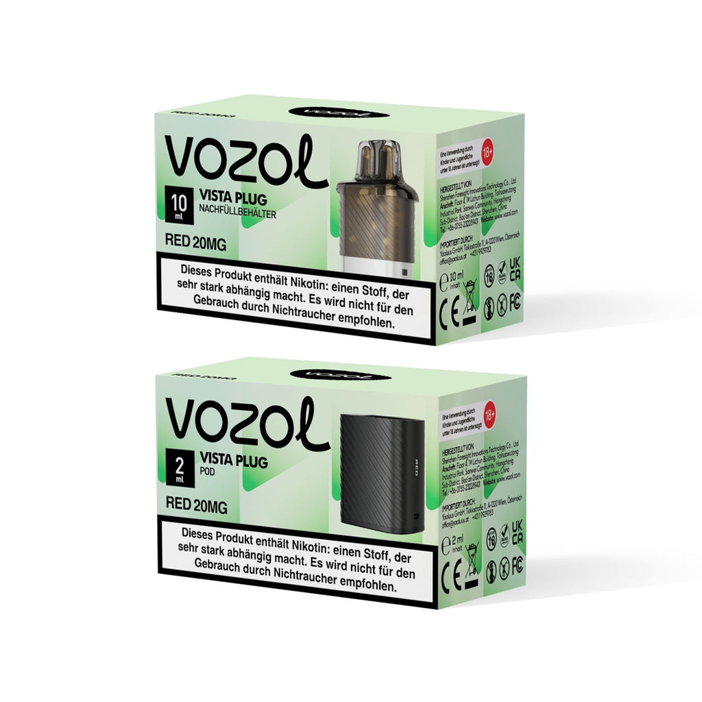 VOZOL Vista Pod-Set Red 20mg