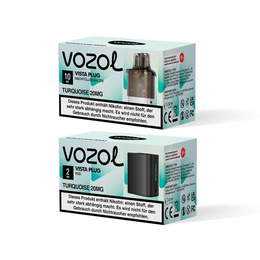 VOZOL Vista Pod-Set Turquoise 20mg
