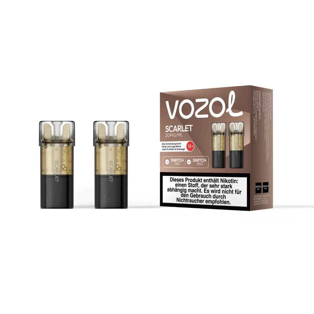 VOZOL Switch Pro Pods Scarlet