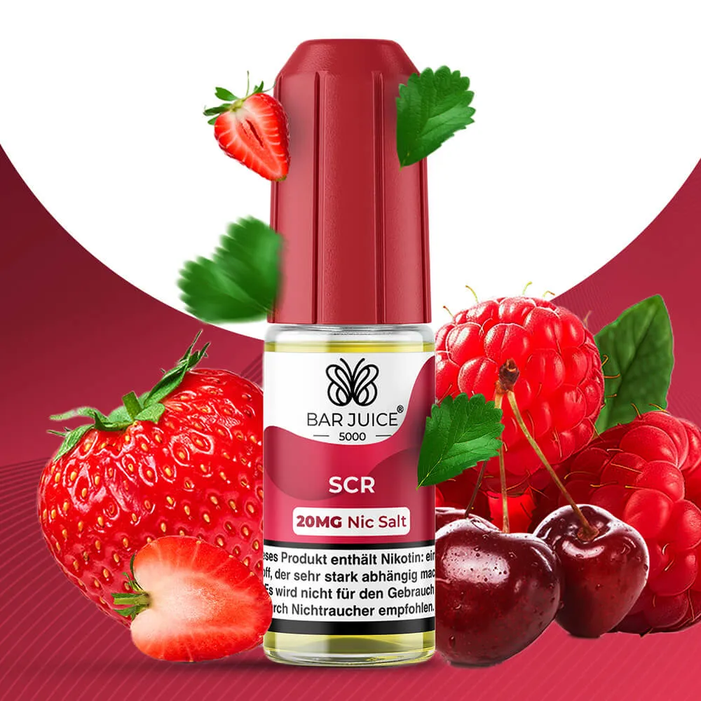 Bar Juice Liquids Strawberry Cherry Raspberry (SCR) 20mg