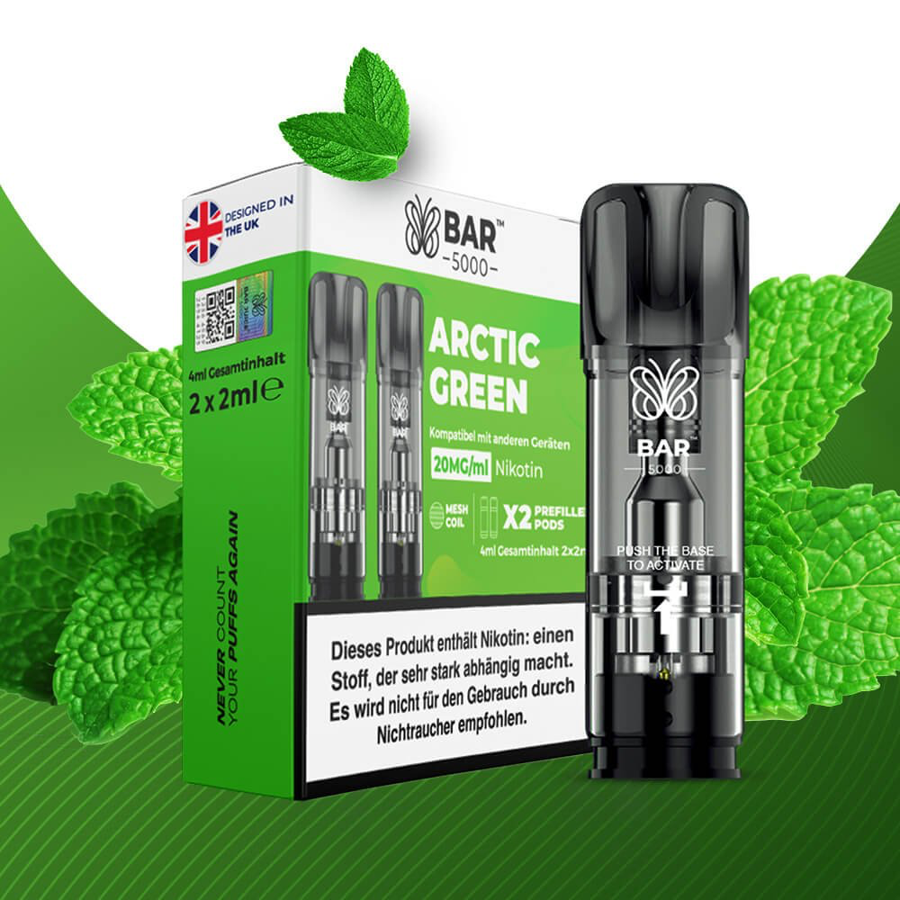 Bar Juice Pod Arctic Green 20mg