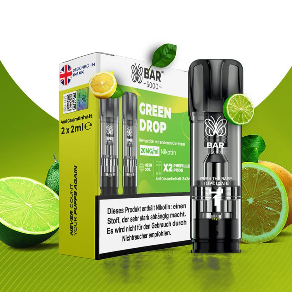 Bar Juice Pod Green Drop 20mg