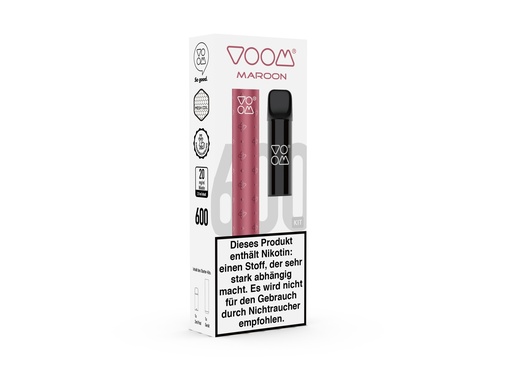 [G-VME20006] VOOM Pod Mi Maroon 20mg