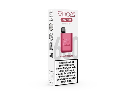 [G-VMB01006] VOOM Pod Mod Maroon 20mg 