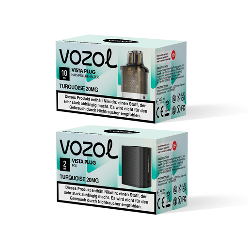 [G-23210310] VOZOL Vista Pod-Set Turquoise 20mg