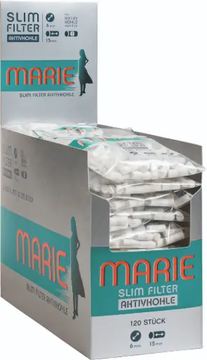 [415 438 053] MARIE Slim Filter mit Aktivkohle Ø 6mm