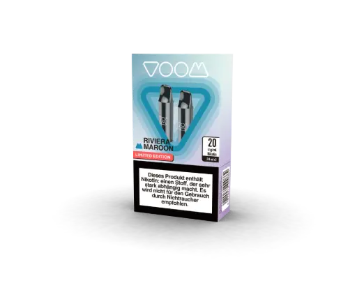 [G-VMPD036] VOOM Pod Mesh Riviera Maroon 20mg