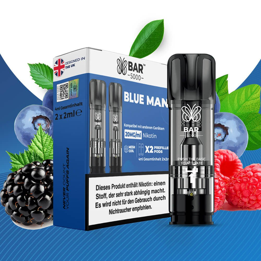[G-BJP122] Bar Juice Pod Blue Man 20mg